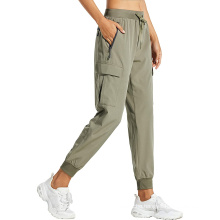 Outdoor Women's Cargo Joggers Quick Dry Lightweight Hiking Pants for Athletic Workout Lounge